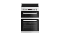 BEKO EDC634W Double Oven Electric Cooker with Ceramic Hob - White