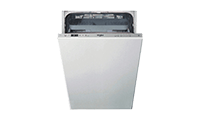 Whirlpool WSIC3M27CUKN Integrated Dishwasher: in Silver, Slimline