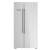 BEKO ASL141X US Style Side by Side Fridge Freezer with A+ Energy Rating, Stainless Steel