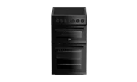 BEKO EDVC503B 50cm Freestanding Electric Cooker with Double Oven in Colour Black