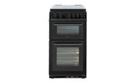 Belling BELFS50GDOLBlk 50cm Gas Double Oven with Glass Lid