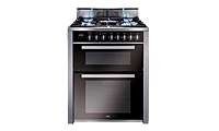 CDA RV701SS 70cm Range Cooker Dual Fuel Double in Stainless Steel.