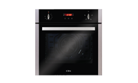CDA SC222SS Four Function Electric Single Oven Black Glass