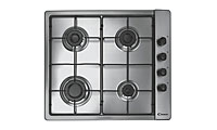 Candy CLG64SPX Stainless Steel Gas Hob - Built-In