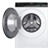 Haier HW80-B16939 8kg 1600 Spin Washing Machine in  White)
