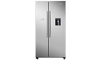 Hisense RS741N4WC11 US Style Side by Side Fridge Freezer Non-Plumbed Water Dispenser