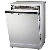 LG D1453WF Direct Drive Dishwasher with SmartRack™ Technology in White.Ex-Display