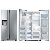 LG GWL227HSQA Stainless Steel Side By Side Fridge Freezer Combination with Built-In Water Dispenser