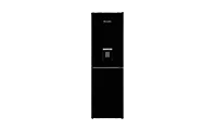 Montpellier MLF1770KWD 50/50 Low Frost Fridge Freezer in Black with Water Dispenser Freestanding