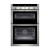 NEFF U15M52N3GB Double Fan Assisted Oven Stainless steel. Ex-Display Model