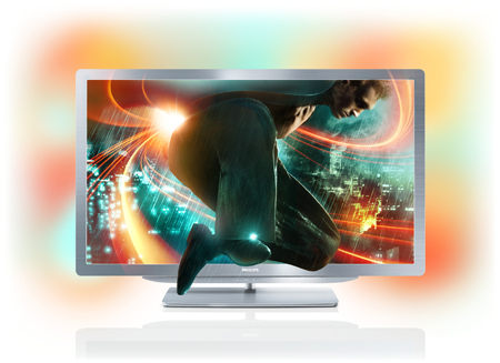 Philips on Philips 52pfl9606t 52 Smart 3d Led Tv With Ambilight Spectra Xl