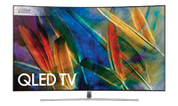 SAMSUNG QE65Q8CAM 65" Series 7 Smart Curved QLED Certified Ultra HD Premium 4K TV with Built-in Wifi & TVPlus tuner