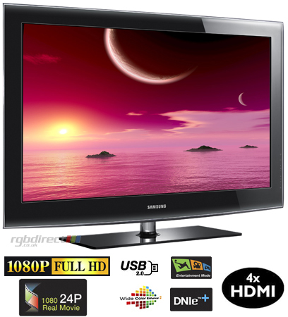 SAMSUNG LE46B550A5WQXU, 46 Series 5 Full HD 1080p Platinum Black ...