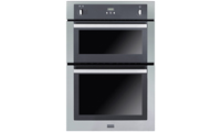 STOVES SGB900PS-Steel Stainless Steel 90cm Built-In Gas Double Oven with Programmable Timer & Telescopic Sliders