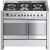 Smeg A2PY8 100cm Dual Fuel Range Cooker Stainless Steel with Pyrolytic Oven