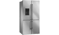 Smeg FQ75XPED American  Style Side by Side Fridge Freezer in Stainless Steel with A+ Energy Rating. Ex-Display Model