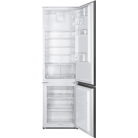 Smeg C3180fp Integrated 70 30 Fridge Freezer With Sliding Door Smeg C3180fp Integrated 70 30 Fridge Freezer With Sliding Door Fixing Kit White A Rated