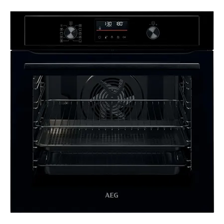 AEG BPX535A61B Built In Electric Single Oven with Pyrolytic Cleaning, Black