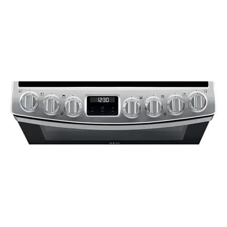 AEG CCB6741ACM Freestanding Ceramic Electric Cooker with Double Oven, Stainless Steel