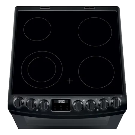 AEG CCB6741MCB Freestanding Ceramic Electric Cooker with Double Oven,  Matt Black
