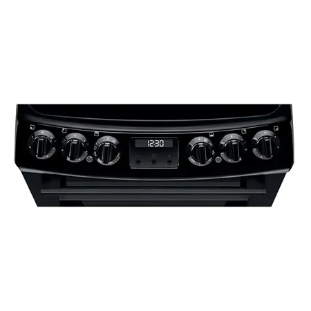 AEG CCX1530ACB 55cm Freestanding Ceramic Electric Cooker with Double Oven, Black