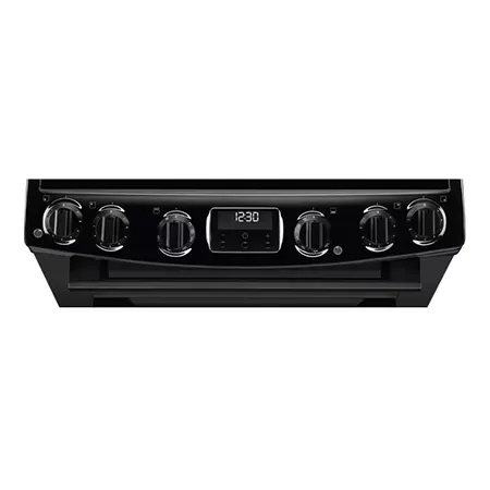 AEG CCX6540ACB Freestanding Ceramic Electric Cooker with Double Oven, Black