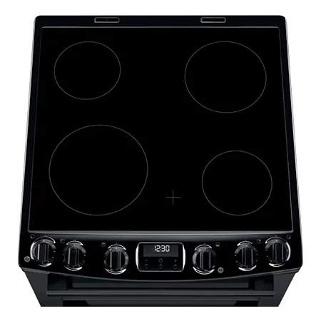 AEG CCX6540ACB Freestanding Ceramic Electric Cooker with Double Oven, Black