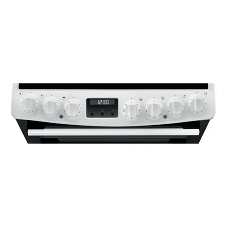 AEG CCX6740ACW Freestanding Ceramic Electric Cooker with Double Oven, White