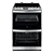 AEG CIB6743ACM Freestanding Induction Electric Cooker with Double Oven, Stainless Steel