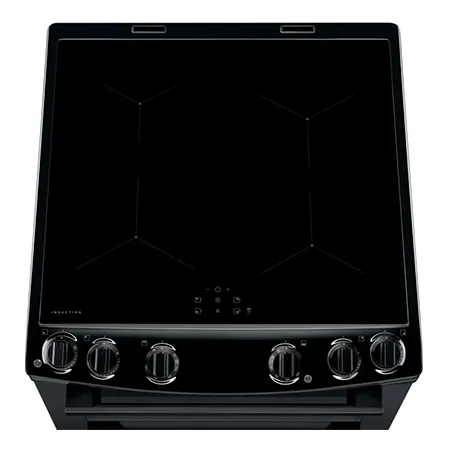 AEG CIX6500ABB Freestanding Induction Electric Cooker with Double Oven, Black