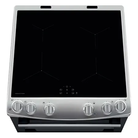 AEG CIX6500ABM Freestanding Induction Electric Cooker with Double Oven, Stainless Steel