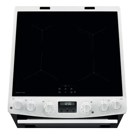 AEG CIX6540ACW Freestanding Induction Electric Cooker with Double Oven, White