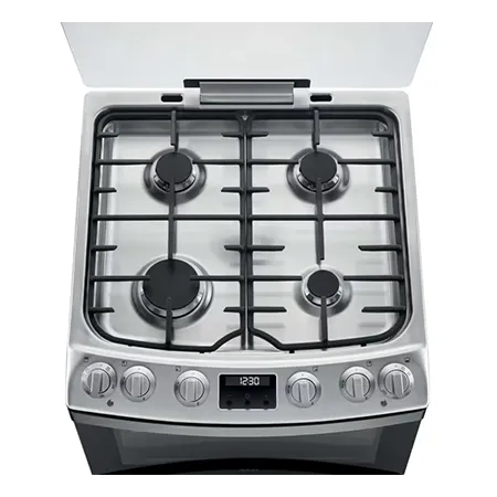 AEG CKB6541ACM Freestanding Dual Fuel Cooker with Double Oven, Stainless Steel