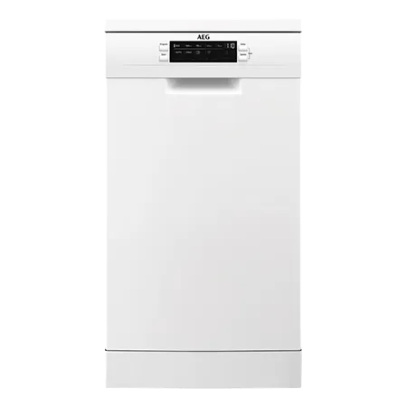 AEG FFB62417ZW Freestanding Slim 45cm Dishwasher, White