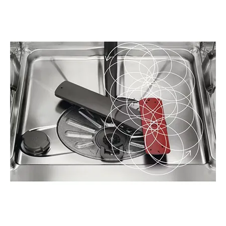 AEG FFB75727PM Freestanding Full Size 60cm Dishwasher, Stainless Steel