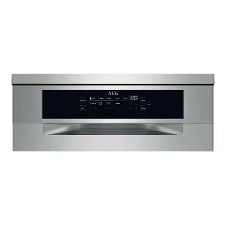 AEG FFB93807PM Freestanding Full Size 60cm Dishwasher, Stainless Steel