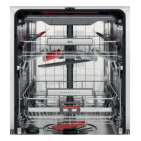 AEG FFB93807PM Freestanding Full Size 60cm Dishwasher, Stainless Steel