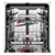 AEG FFB93807PM Freestanding Full Size 60cm Dishwasher, Stainless Steel