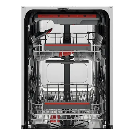 AEG FSE74507Z 45cm Fully Built in Slimline Dishwasher, Black