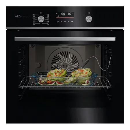 AEG GA5CB50FAB 59.5cm Built in Electric Single Oven - Gloss Black