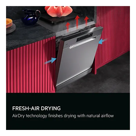 AEG GF6200C1SNM Freestanding Full Size 60cm Dishwasher, Stainless Steel