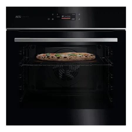 AEG GX7PB63FSB 59.6cm Built in Electric Single Oven - Gloss Black