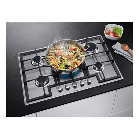 AEG HGB75400SM 75cm Gas Hob - Stainless Stee
