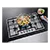 AEG HGB75400SM 75cm Gas Hob - Stainless Stee
