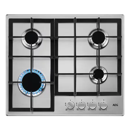 AEG HGE64200SM 3000 Slimline 60cm Gas Hob - Stainless Steel