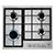 AEG HGE64200SM 3000 Slimline 60cm Gas Hob - Stainless Steel
