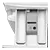 AEG L9WEC169R Freestanding Washer Dryer