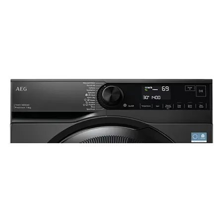 AEG LFSR7484U4B Freestanding Washing machine 8kg wash, 1400rpm, Black