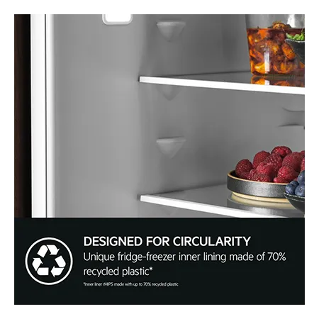 AEG NSC6L185ES 54.6cm 50/50 Built In Low Frost Fridge Freezer