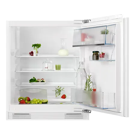 AEG NSK6I82EF Built Under Larder Fridge - Fixed Hinge